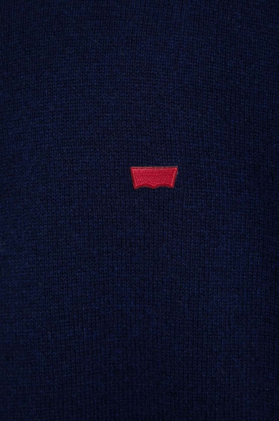Volnen pulover Levi's A4320.0001 mornarsko modra