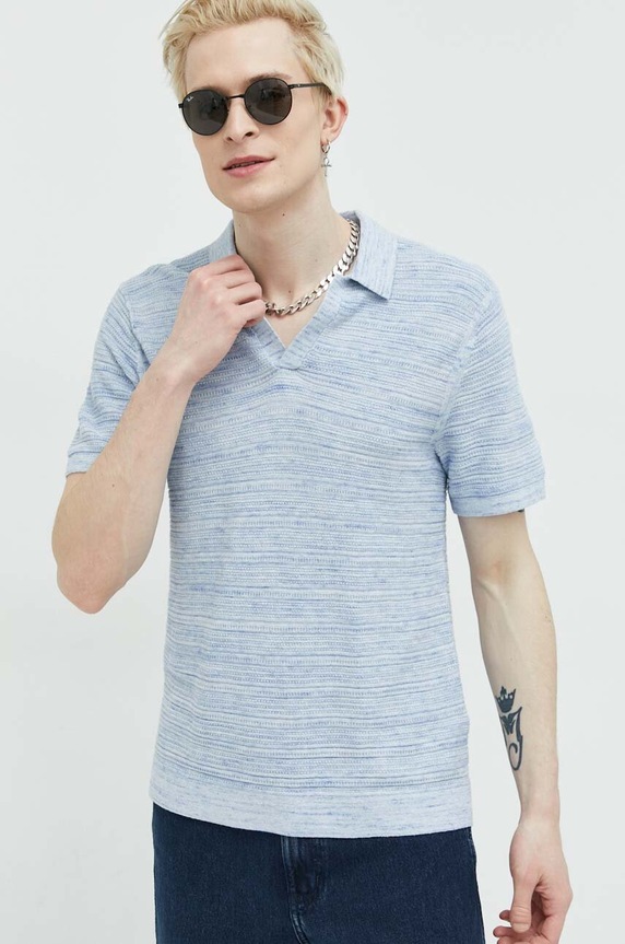 Abercrombie & Fitch pulóver kék KI120.3027.210