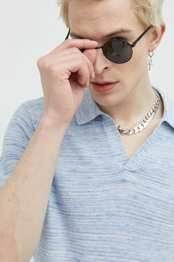 Abercrombie & Fitch pulóver KI120.3027.210 kék