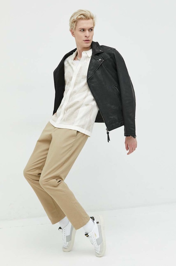 Abercrombie & Fitch kardigan KI120.3028.104 beżowy SS23