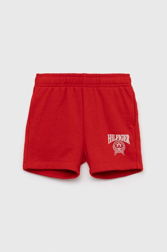 Tommy Hilfiger szorty dziecięce casual czerwony KB0KB08067.PPYX