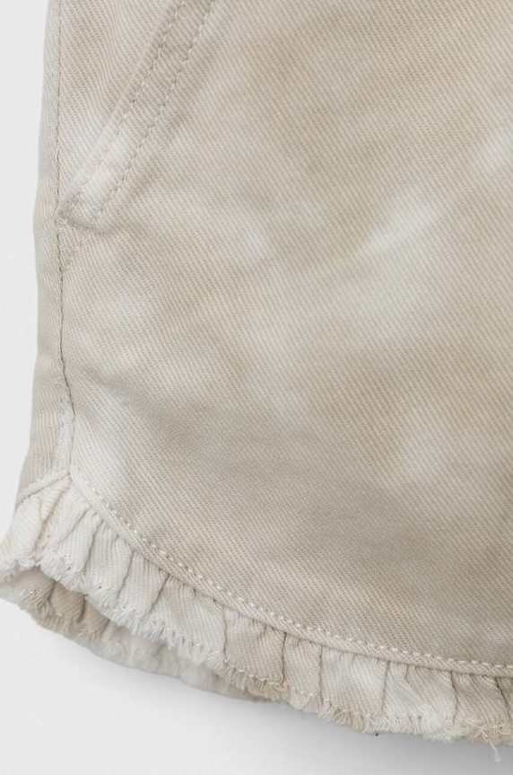 Băieți United Colors of Benetton pantaloni scurti din denim pentru copii 4I8BC901A.G.SEASONAL bej
