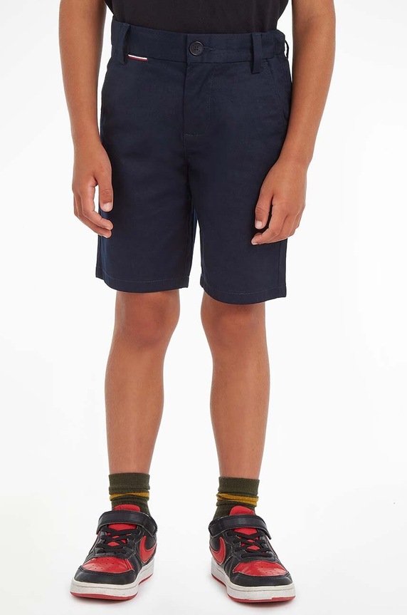 Tommy Hilfiger gyerek rövidnadrág elasztánnal sötétkék KB0KB08128.PPYX