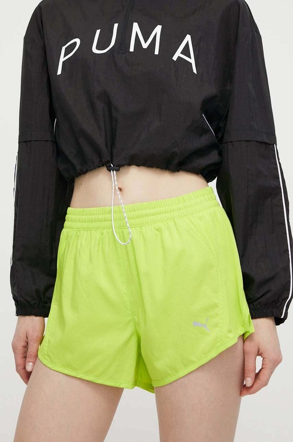 Puma rövidnadrág futáshoz Favourite Velocity sima zöld 523178