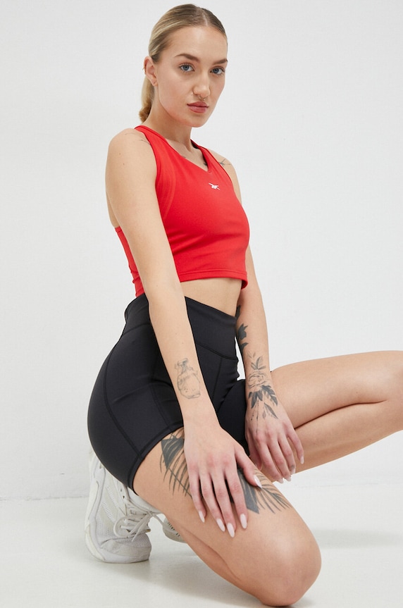 Reebok edzős rövidnadrág Lux COLLECTION fekete HS7794