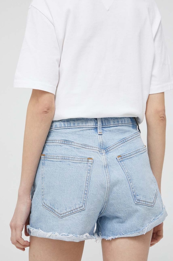 Ρούχα Τζιν σορτς Abercrombie & Fitch KI149.3057.281 μπλε