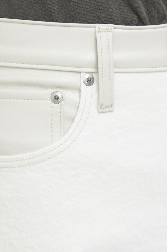 Rifľové krátke nohavice Abercrombie & Fitch béžová KI149.3142.178