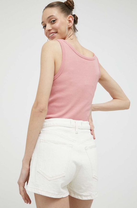 Îmbrăcăminte Abercrombie & Fitch pantaloni scurti jeans KI149.3143.178 bej
