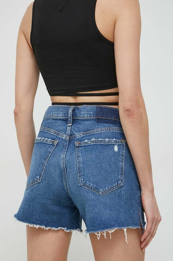 Oblečení Džínové šortky Abercrombie & Fitch KI149.3147.276 modrá