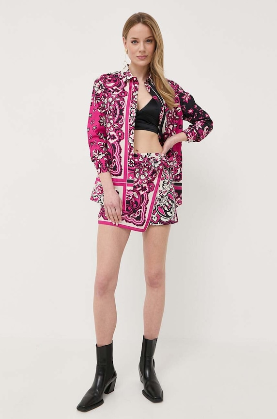 Bavlnené šortky Red Valentino 2R0RFJ106SM ružová SS23
