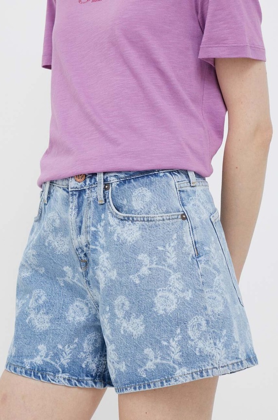 Pepe Jeans szorty wzorzyste niebieski PL801037.000