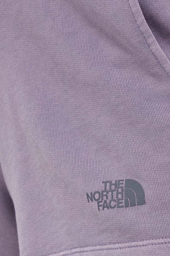 Bavlněné šortky The North Face fialová NF0A826ON141