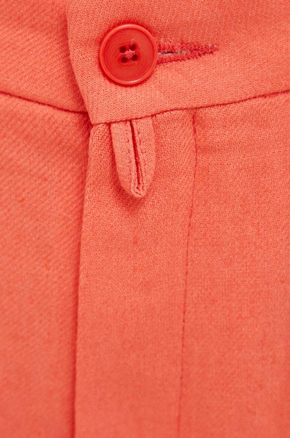 Drykorn pantaloni scurti din in 80715.126065.4302 portocaliu