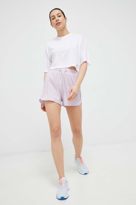 Σορτς προπόνησης Fila Rende FAW0376 μωβ SS23
