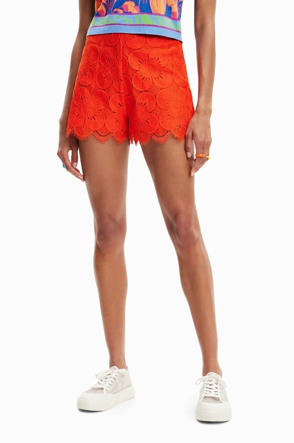 Kratke hlače Desigual 23SWPW04 rdeča SS23