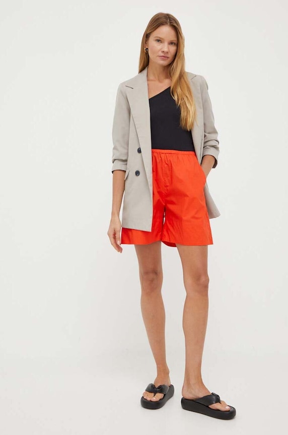 Šortky By Malene Birger Q71873014 červená SS23