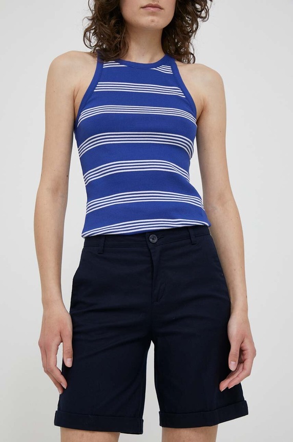 Šortky United Colors of Benetton s elastanom tmavomodrá 4CV0592G5.016.