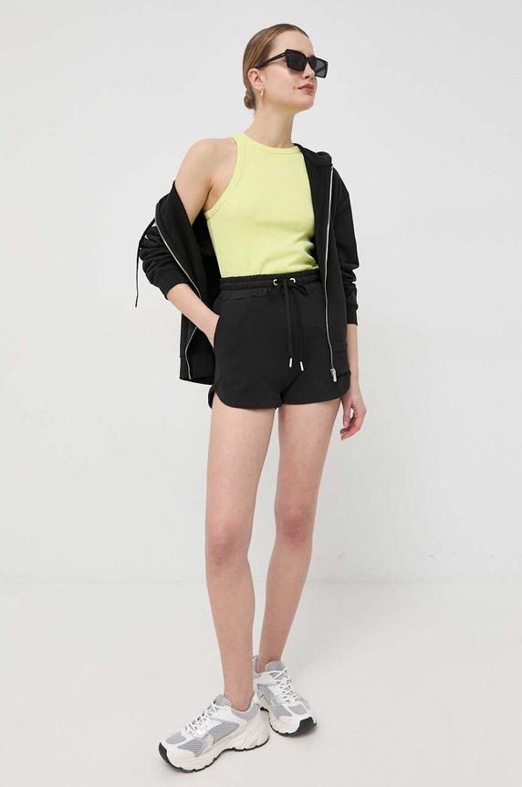 Pinko szorty bawełniane 100689.A0KN czarny SS23