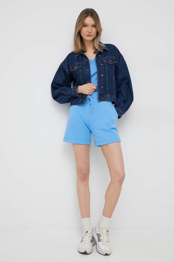 Σορτς Tommy Hilfiger WW0WW38348.PPYX μπλε SS23