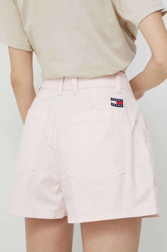 Odzież Tommy Jeans szorty DW0DW15588.PPYX różowy