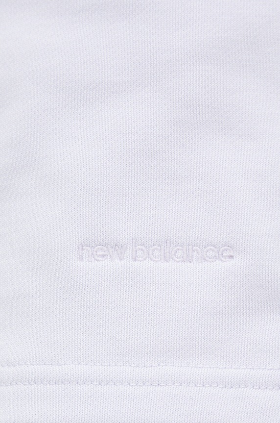 Bavlněné šortky New Balance fialová WS23552LIA