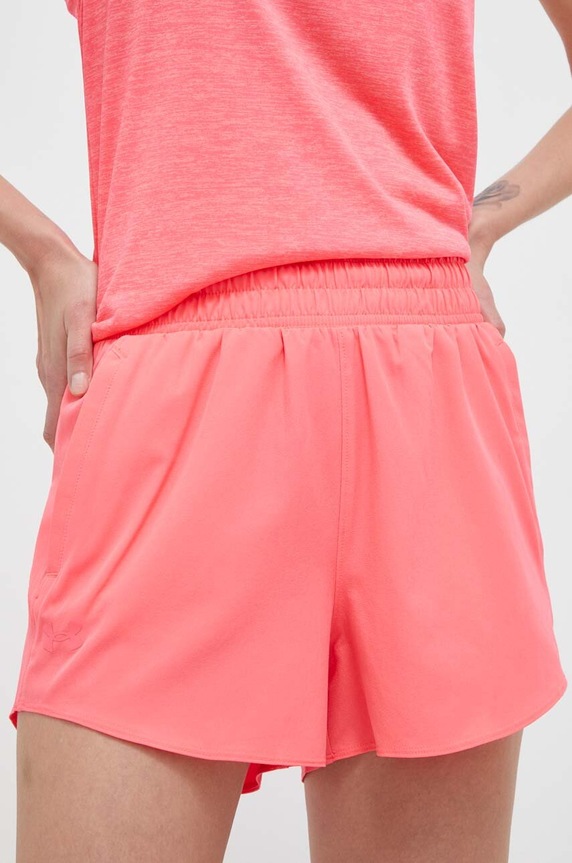 Under Armour pantaloni scurți de antrenament Flex panza roz 1376935
