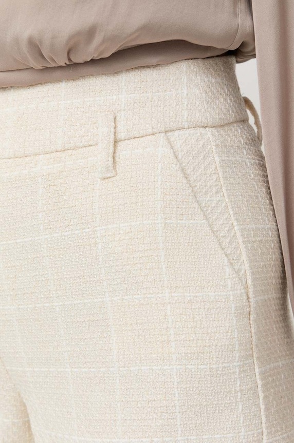 Morgan pantaloni scurti SHITI.F.IVOIRE bej
