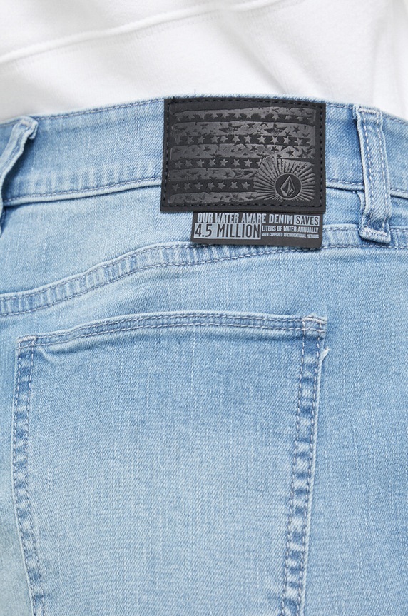 Džínové šortky Volcom modrá B2012101.BDR