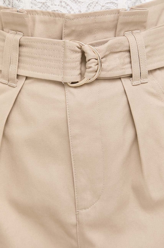 Morgan szorty bawełniane beżowy SHEAN.BEIGE