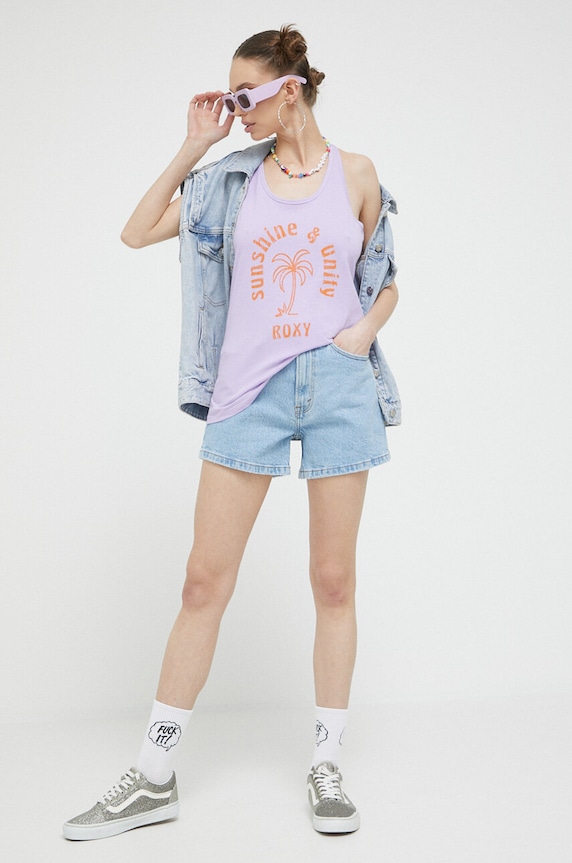 Džínové šortky Abercrombie & Fitch KI149.3151.280 modrá SS23