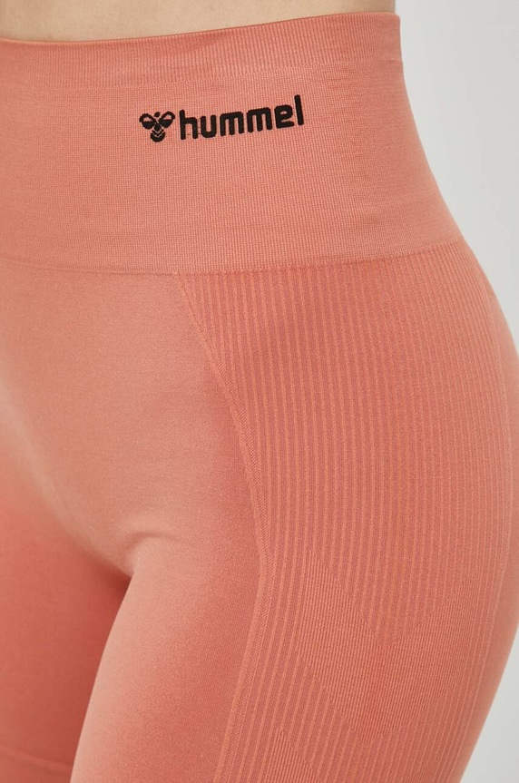 Hummel σορτς αθλητικά γυναικεία hmlTIF SEAMLESS SHORTS πορτοκαλί 214151