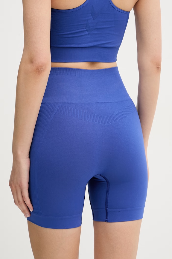 Ρούχα Hummel Σορτς αθλητικά γυναικεία hmlTIF SEAMLESS SHORTS 214151 μπλε