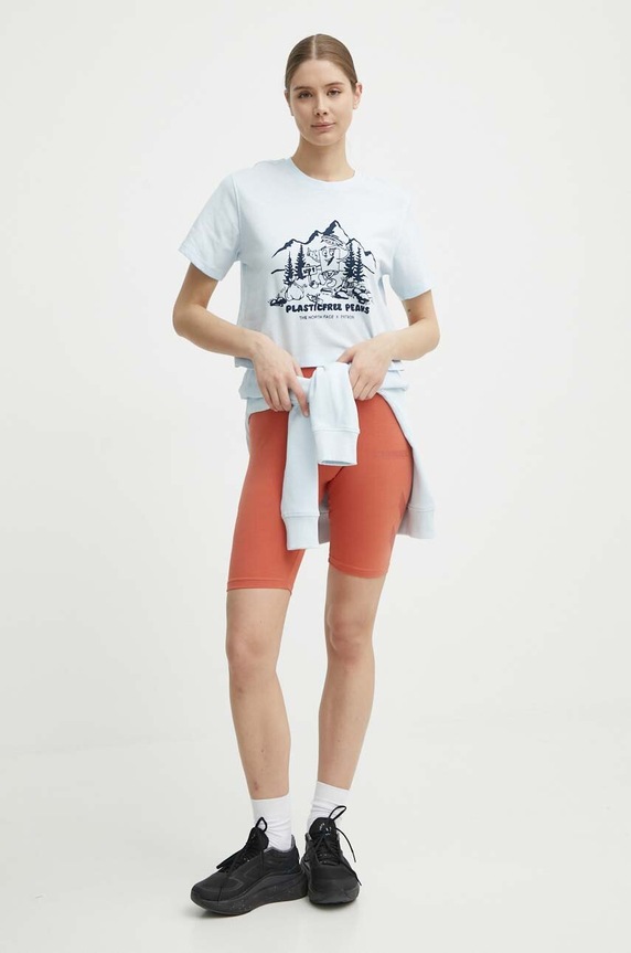 Hummel pantaloni scurti 214171 portocaliu SS24