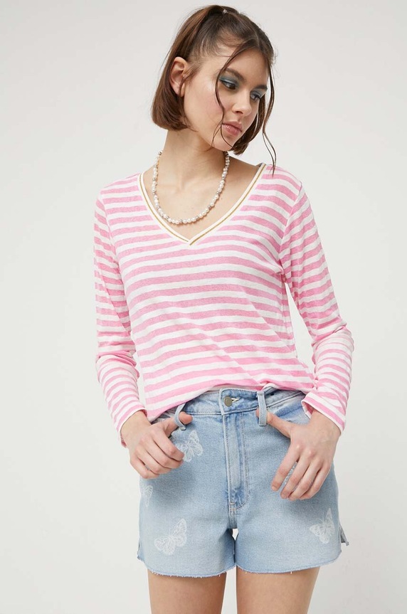 Τζιν σορτς Hollister Co. CURVY JEANS μπλε KI349.3239.278.