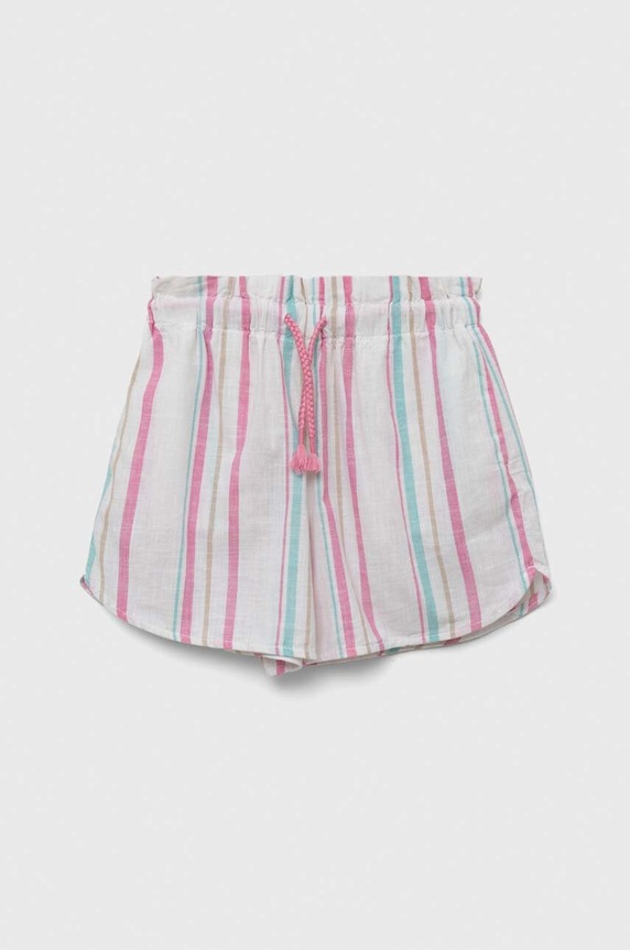Dětské bavlněné šortky United Colors of Benetton bavlna bílá 4JKCC901K.G.SEASONAL