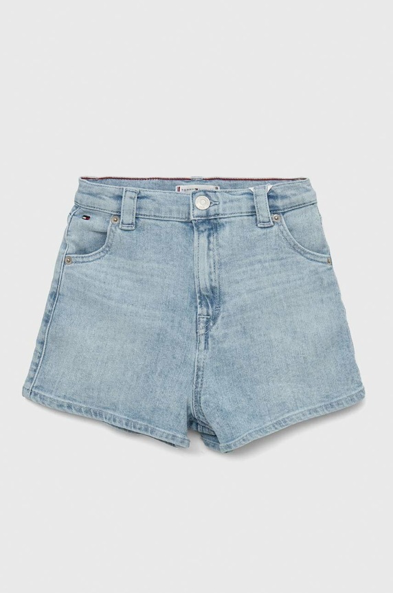 Dětské riflové kraťasy Tommy Hilfiger riflovina modrá KG0KG07244.PPYX