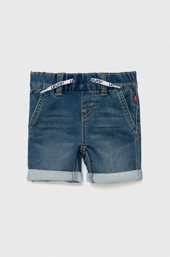 Детски къси панталони Levi's дънков син 6EG991
