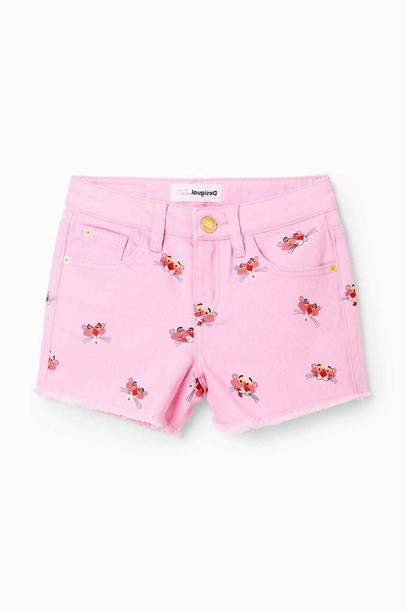Detské krátke nohavice Desigual 23SGDD05 ružová SS23