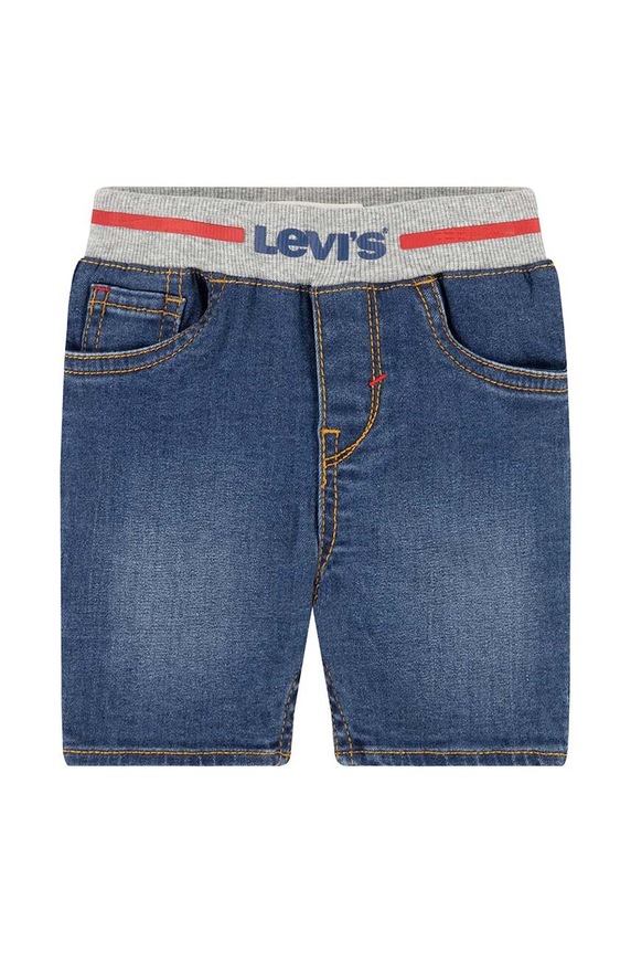 Dječje traper kratke hlače Levi's print plava 6EB819