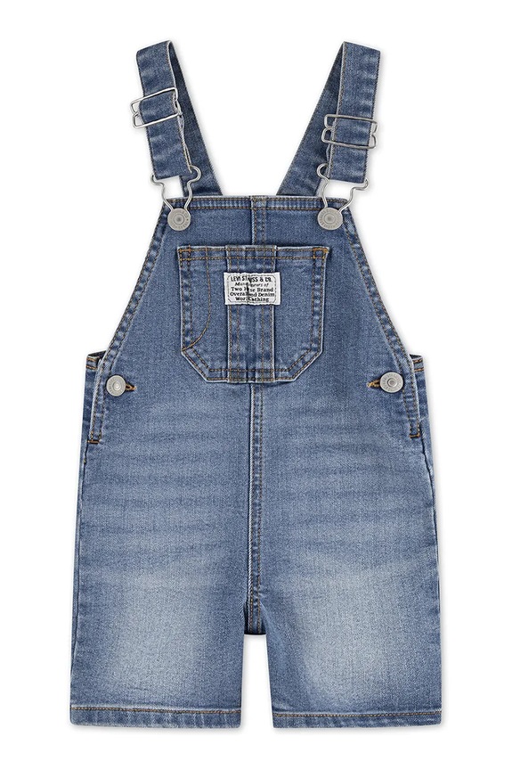Dječje traper tregerice Levi's mornarsko plava 6EE584