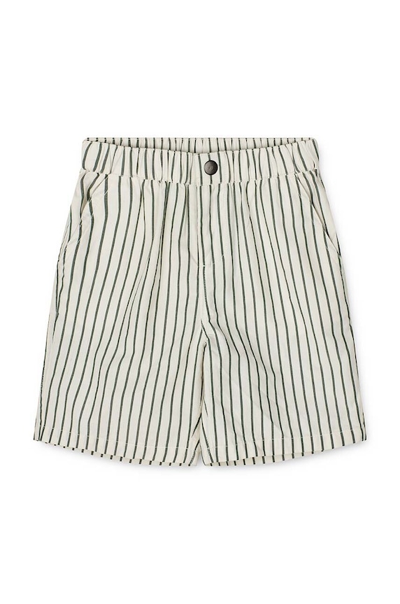 Dětské bavlněné šortky Liewood Monori LW17241 zelená SS23