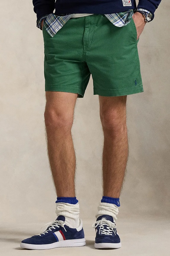 Polo Ralph Lauren shorts 710644995 green SS26