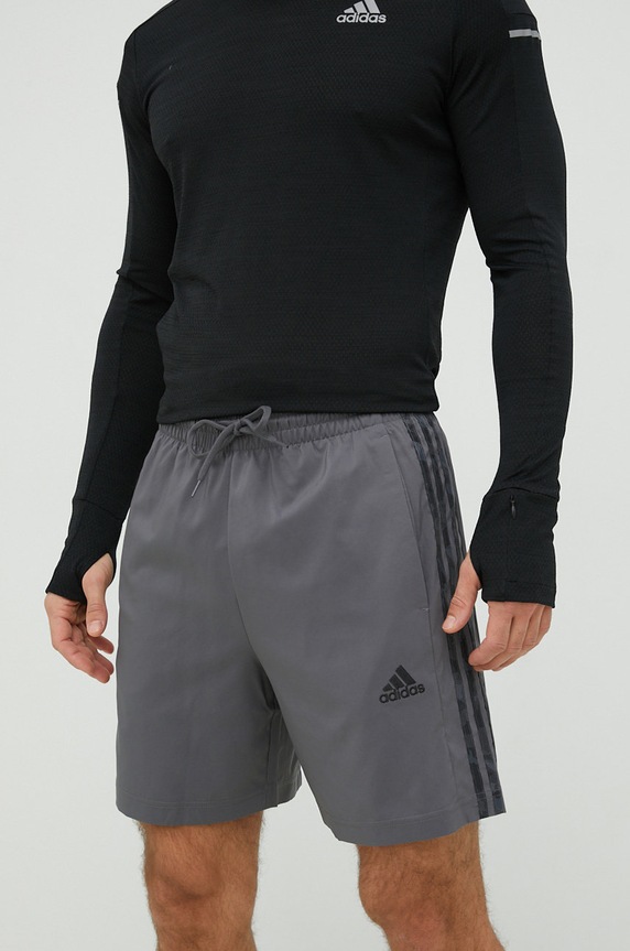 adidas szorty treningowe Essentials Chelsea tkanina szary IC1494