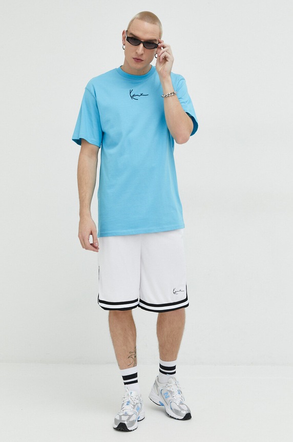 Karl Kani pantaloni scurti 6014433 alb SS23