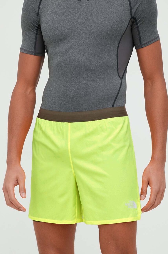 Tréninkové šortky The North Face pletenina zelená NF0A8315HRI1