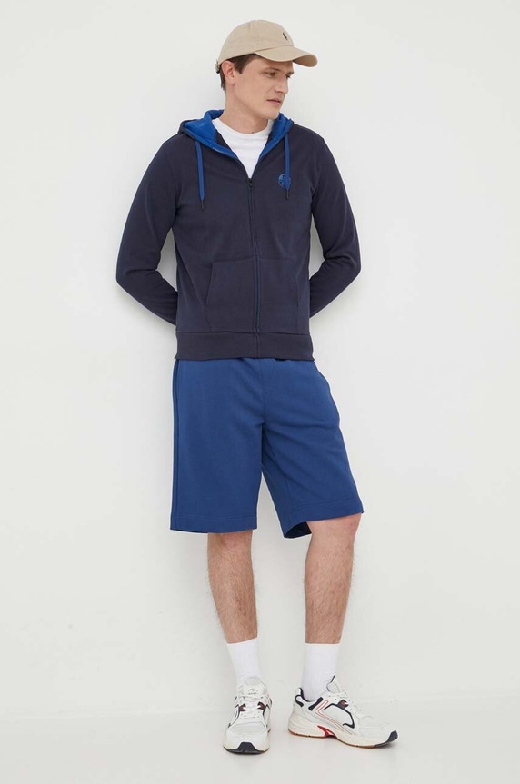 Trussardi szorty 52P00342.1T006303 niebieski SS23