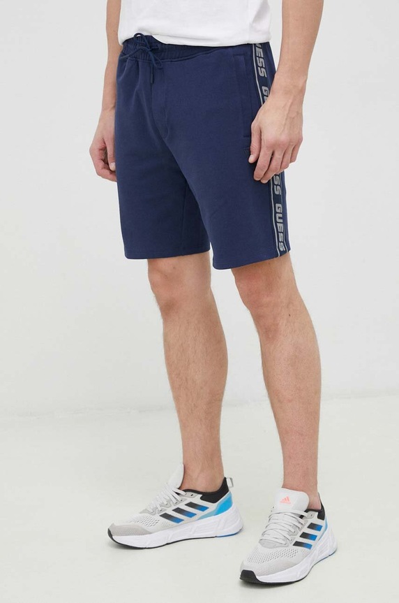 Kratke hlače Guess print mornarsko plava Z2YD02.K6ZS1