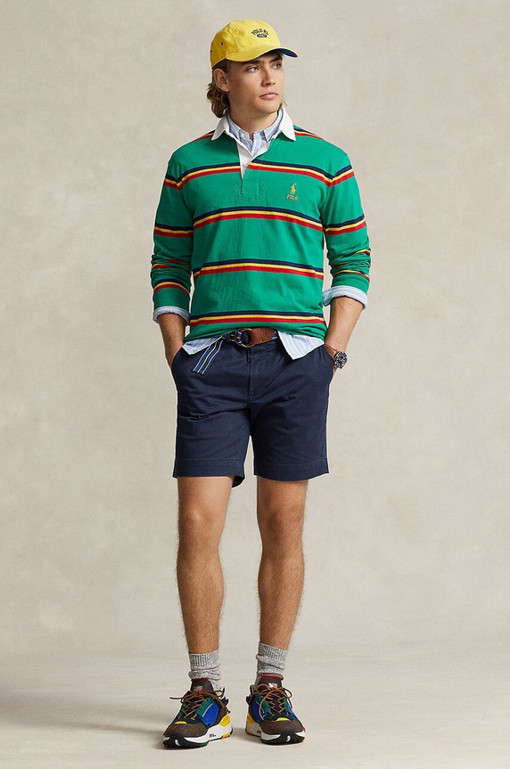 Polo Ralph Lauren pantaloncini tessuto blu navy 710799213