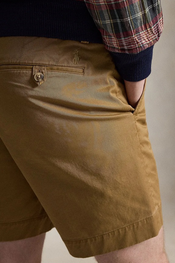 Polo Ralph Lauren pantaloni scurți chinos pentru bărbați, din bumbac cu elastan verde 710799213