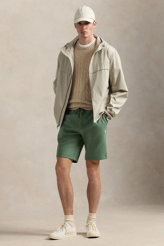 Polo Ralph Lauren szorty dresowe męskie bawełna zielony 710881520